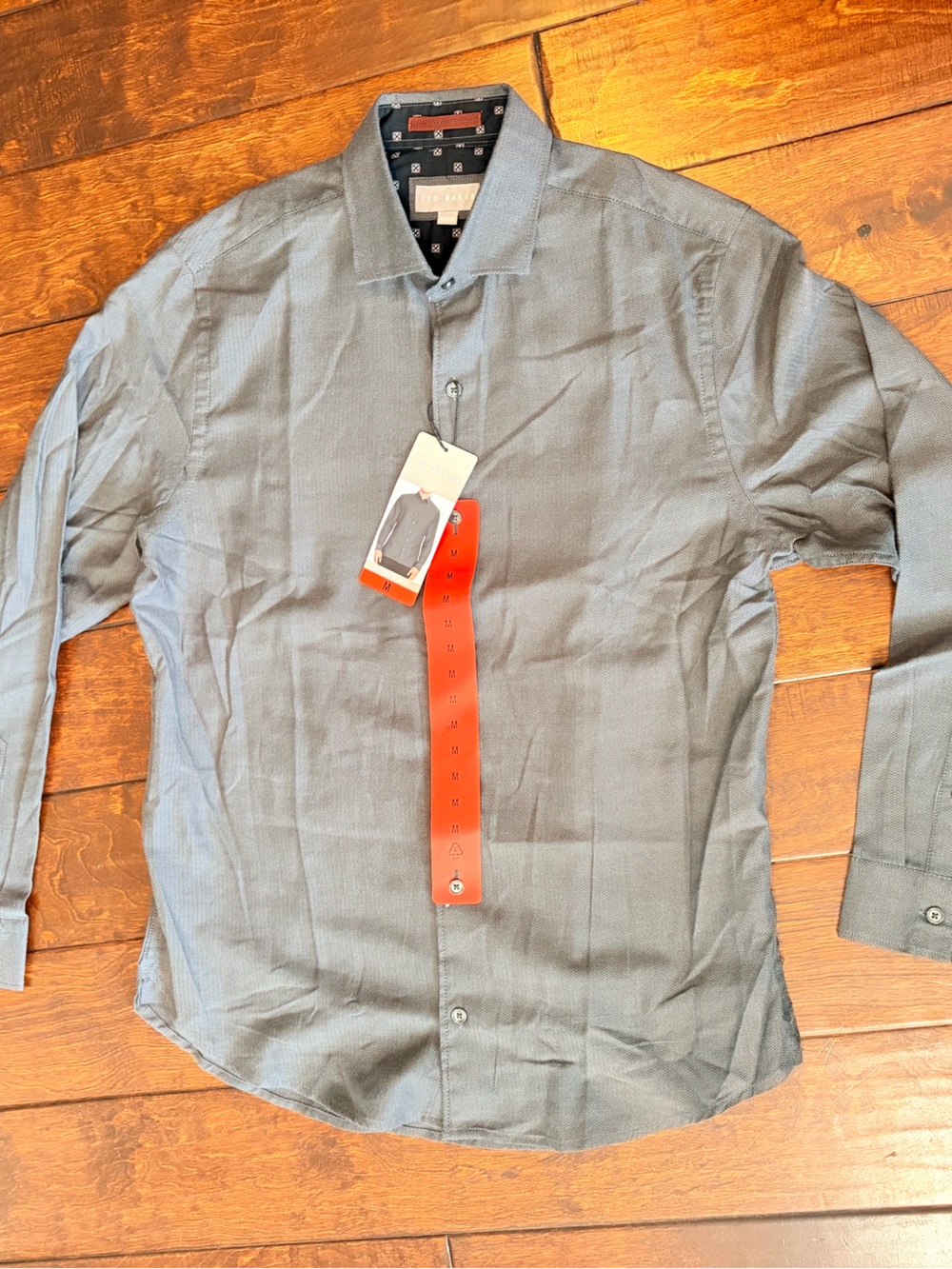 Ted Baker Men's Lightweight Shirt Jacket in Light Gray